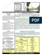 Estd 1982: VOL XI Issue No. 18.bethel Presbyterian Kohhran Chanchin Bu Pathianni Chhuak Dt.17.05.2015