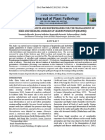 Bio FertilizerEVALUATION OF BIOAGENTS AND BIOFERTILIZERS FOR THE MANAGAMENT OF SEED AND SEEDLING DISEASES OF SESAMUM INDICUM (SESAME)