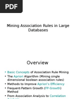 Mining Association Rules in Large Databases