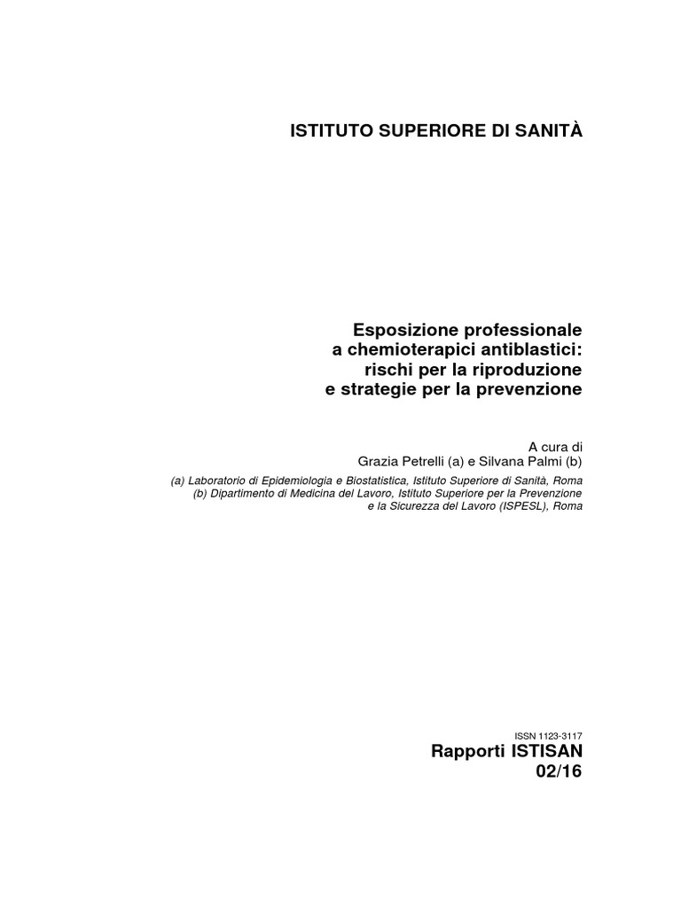 Iss Chemioterapici