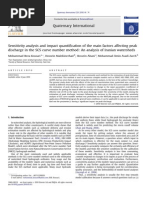 Sensitivity Analysis and Impact Quantification of the Main Factors Affecting Peak