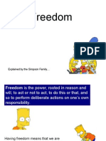Freedom: Explained by The Simpson Family