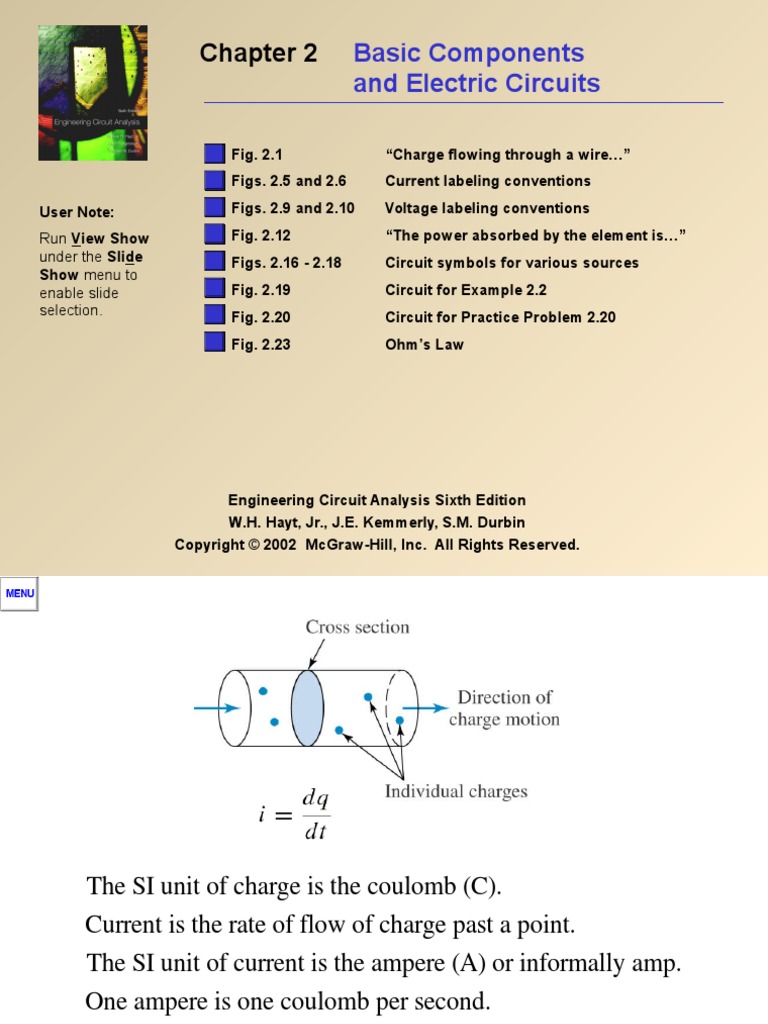 Chapter Two Basic Components and Electric Circuits | PDF | Voltage | Volt