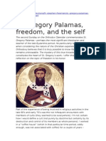 St. Gregory Palama, Freedom and The Self