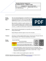 Energy Isolation Plans & Procedures