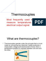 Thermocouples: Most Frequently Used Method To Measure Temperatures With An Electrical Output Signal