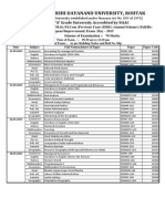 MDU Date Sheet