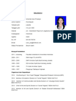 Curriculum Vitae Amanda Cyko Prasetyo