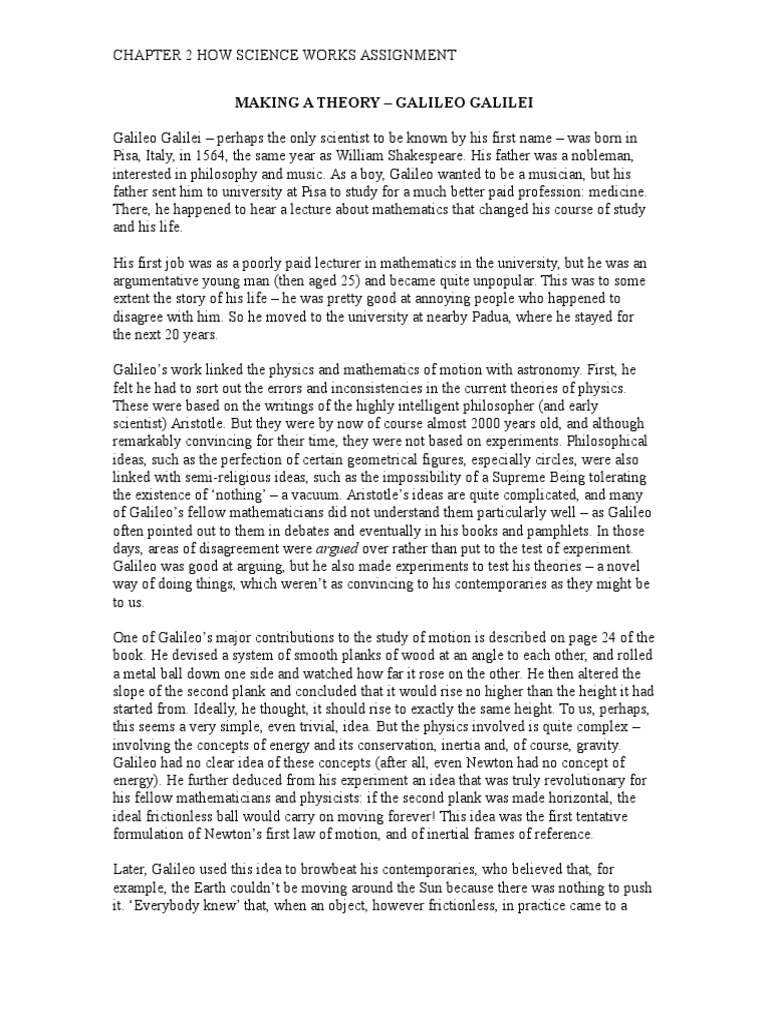 Galileo essay questions picture