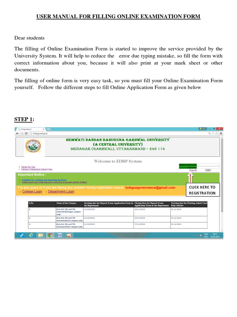 Online Exam Form Filling Guide | PDF | Career & Growth | Business