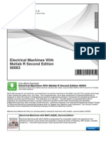 Electrical Machines With Matlab R Second Edition 90063