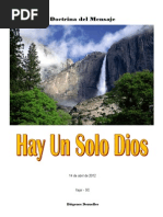 Hay Un Solo Dios