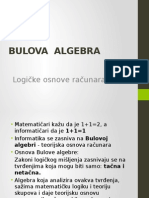 Bulova Algebra: Logičke Osnove Računara