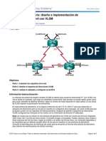 6.3.3.7 Lab - Diseno e Implementacion de Direccionamiento IPv4 Con VLSM