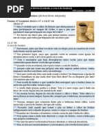 240814 Domingo Cuidado a Ceia é Do Senhor