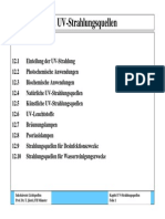 12 InkohaerenteLichtquellen UV Strahlungsquellen