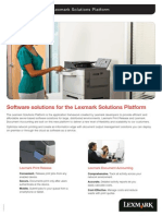 11EMEA0602 Lexmark Solutions Platform Brochure s2 101811 r2.2