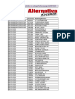 Listado de Docentes Bonaerenses Por Distrito Incluidos en El Alcance Del 18/05/2015