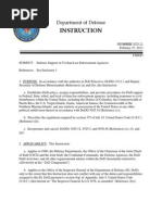 Military Preps For Civil Unrest In America - DoD Instruction 3025. 21 