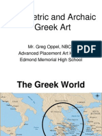 Geometric Archaic Greece Part 1