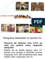 Leitura No Brasil - Últimas Pesquisas e Dados Estatísticos