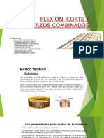 Madera Flexion, Corte y Esfuerzos Combinados