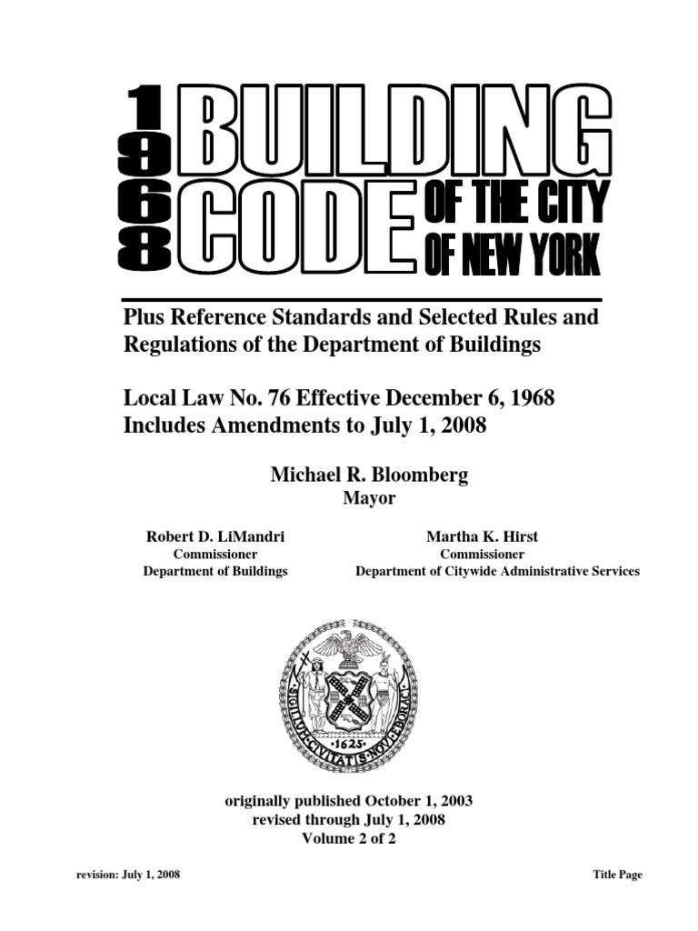 1968 Building Code v2 PDF | PDF | National Institute Of Standards And ...