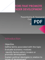 factorsthatpromoteorhinderdevelopment1-130430154513-phpapp01