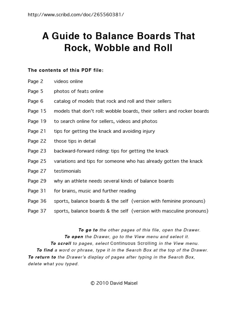 A Guide To Balance Boards That Rock, Wobble and Roll | PDF | Sports |  Leisure