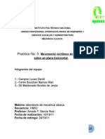 Practica 5 de Mecanica Clasica 