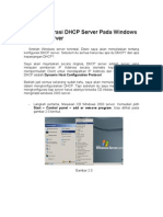 Konfigurasi DHCP Server Pada Windows 2003 Server