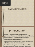 Download BAUMOLS MODEL by Aditya SN26556946 doc pdf