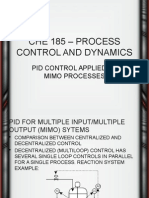 Lect. 28 CHE 185 - PID Control Applied To MIMO Processes