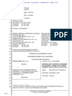 MLB's Motion To Dismiss (Miranda v. MLB)