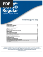 Aula Inaugural Curso Regular de Psicologia Aluno