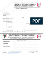 Formulir Pendaftaran Dan Tanda Bukti Pembayaran