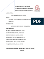 Sistema Contable y Documentos Tecnicos y Legales en El Salvador