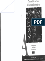 04 - SAMMONS, Pam (1998) Características de Las Escuelas Efectivas. Pags. 34-35, 35-39, 44-47, 51-53