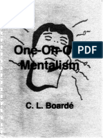 C. L. Boarde - One On One Mentalism