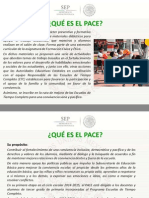 09 - SEP (2014), “¿Qué es PACE”, en Proyecto a Favor de la Convivencia Escolar (PACE).pdf