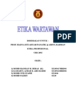 ETIKA PROFESIONAL WARTAWAN