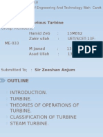 Presentation on various turbine