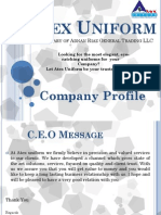 Company Profile Atex Uniform..........