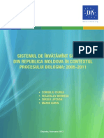 Studiu Procesul Bologna 2005-2011