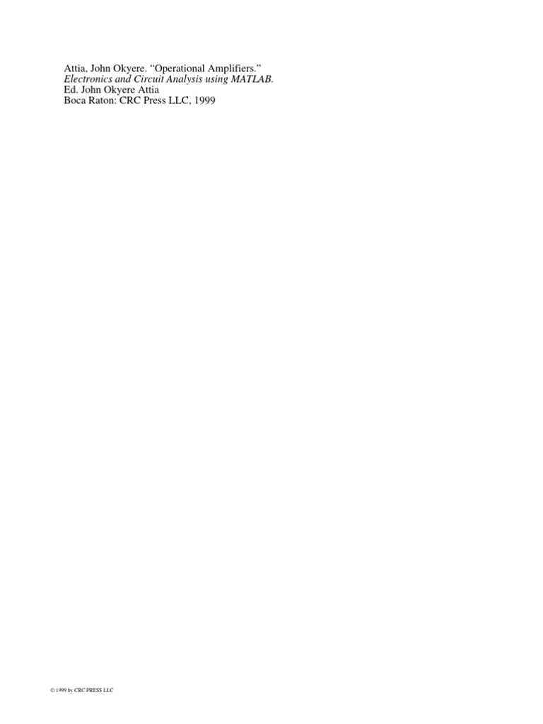 Ebook - Eng - Electronics - Theory - Operational Amplifiers | PDF ...