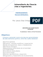 GENERALIDADES SOBRE MANGANESO. WWW - Clubdelquimico.tk