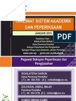 2015 RPJJ - Taklimat Sistem Akademik Dan Peperiksaan