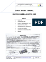 Mantención gabinetes eléctricos 930E