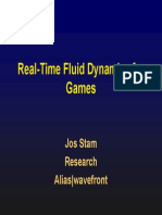Fluid Mechanics in 3d Games