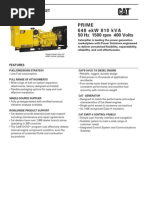 Prime 648kW 810kVA CAT Genset